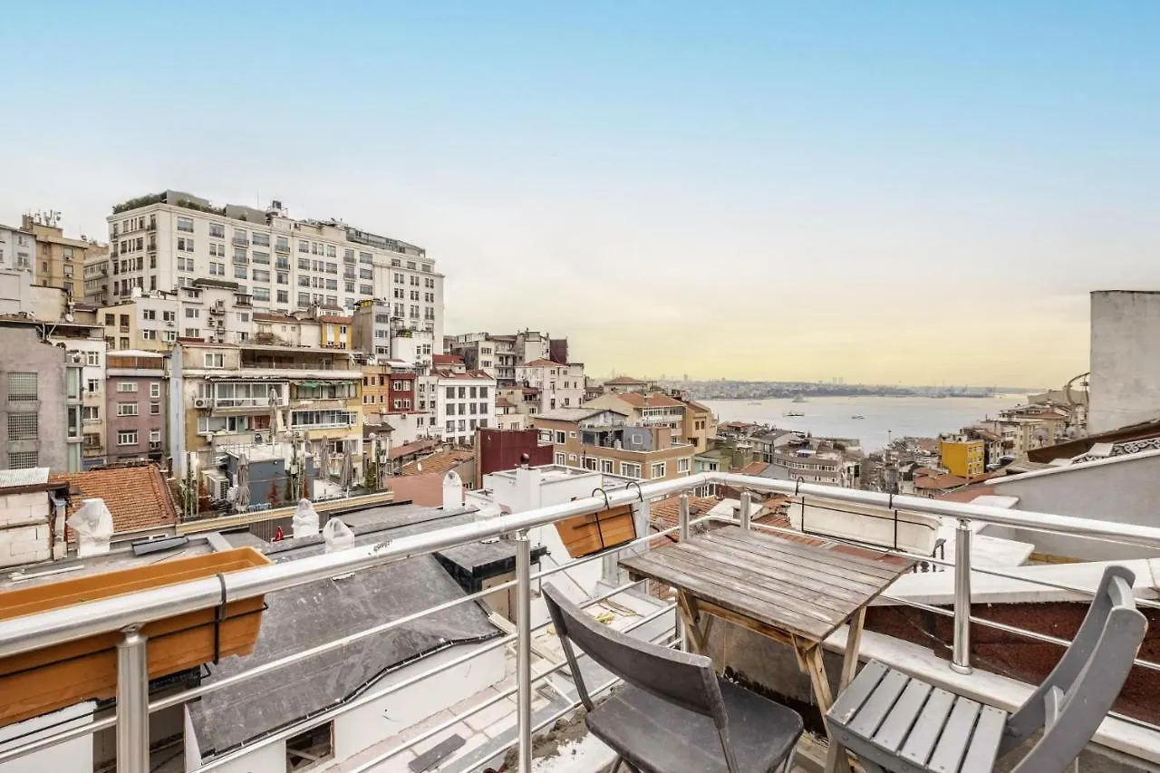 Sleek Flat With Excellent View In Cihangir Istanbul 0*,